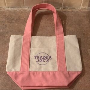 Trader Joe’s Mini Tote Bag - Pink